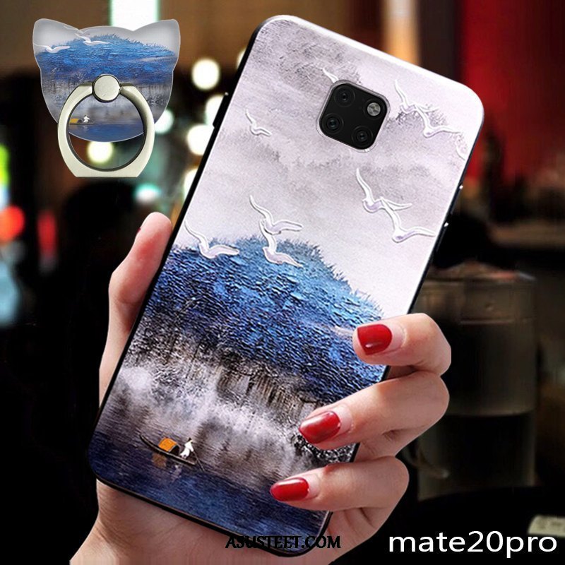 Huawei Mate 20 Rs Kuoret Silikoni Tide-brändi Trendi Kuori Pehmeä Neste