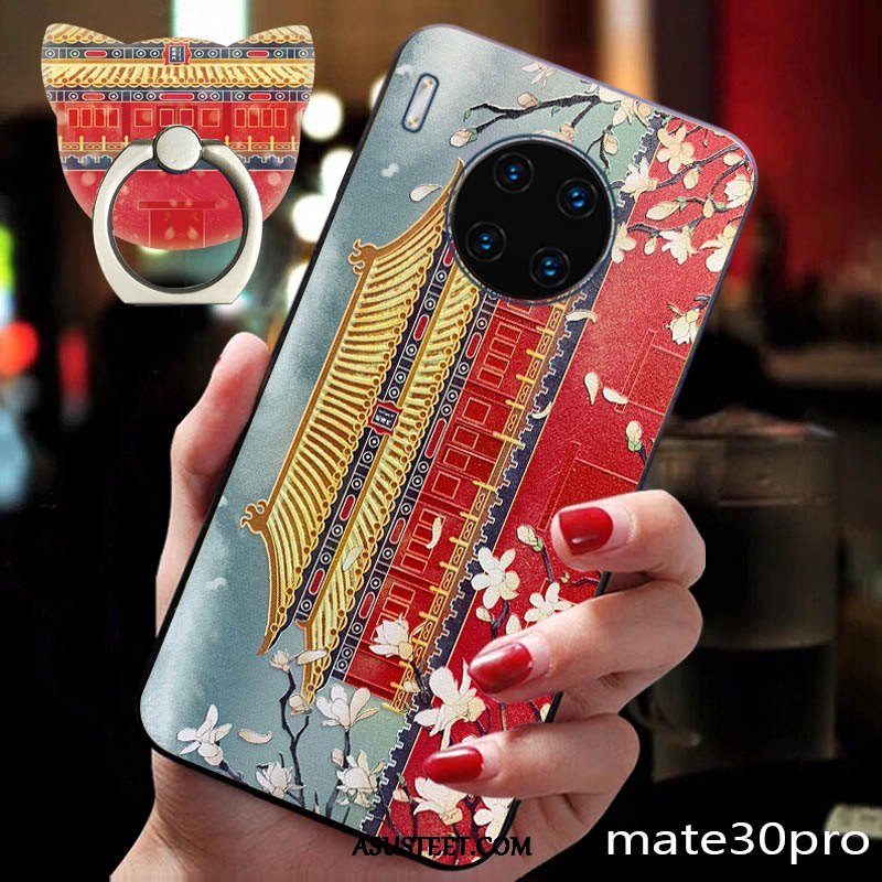 Huawei Mate 30 Pro Kuori Kuoret Kiinalainen Tyyli Pehmeä Neste Luova Tuuli