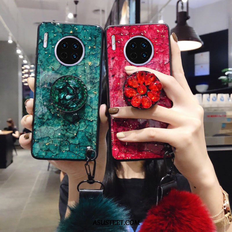 Huawei Mate 30 Pro Kuori Kuoret Pehmeä Neste All Inclusive Rhinestone Inlay Puhelimen Jauhe