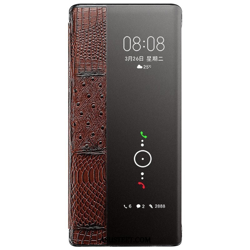 Huawei Mate 40 Kuoret Ylellisyys Aito Nahka Kotelo Nahkakotelo Uusi