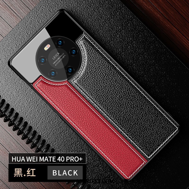 Huawei Mate 40 Pro+ Kuoret Nahka Murtumaton Puhelimen Kukkakuvio Kuori