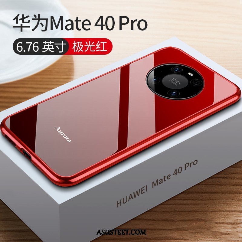 Huawei Mate 40 Pro Kuoret Punainen Metalli Puhelimen Ohut Suojaus
