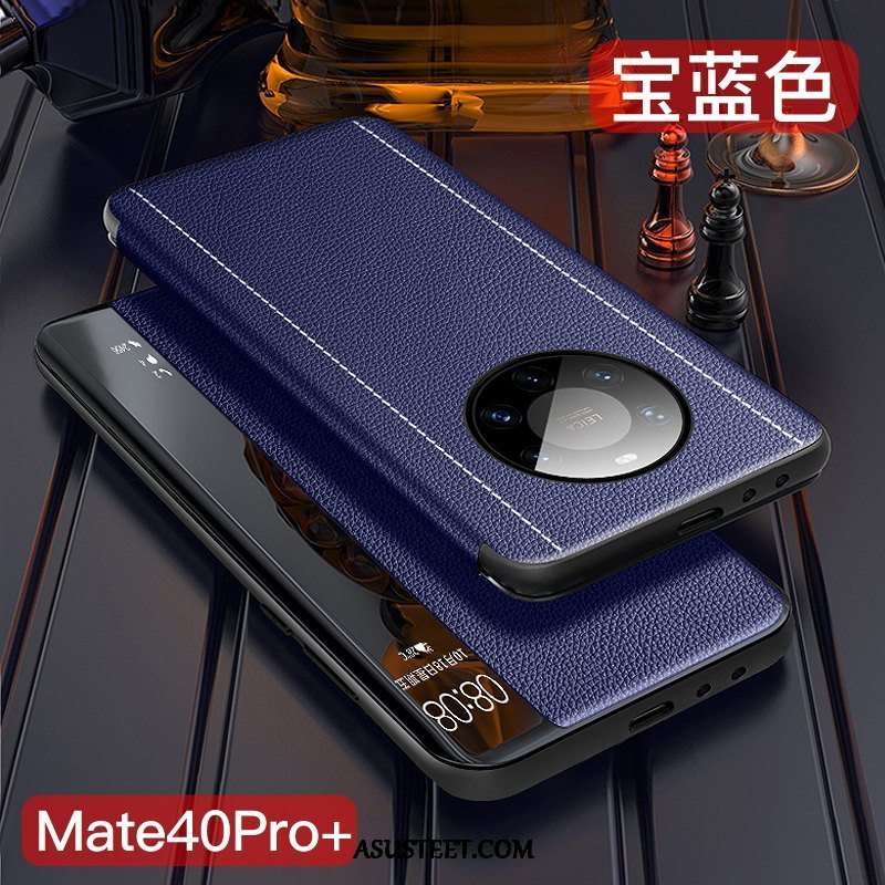 Huawei Mate 40 Pro+ Kuoret Tummansininen All Inclusive Murtumaton Puhelimen Ohut