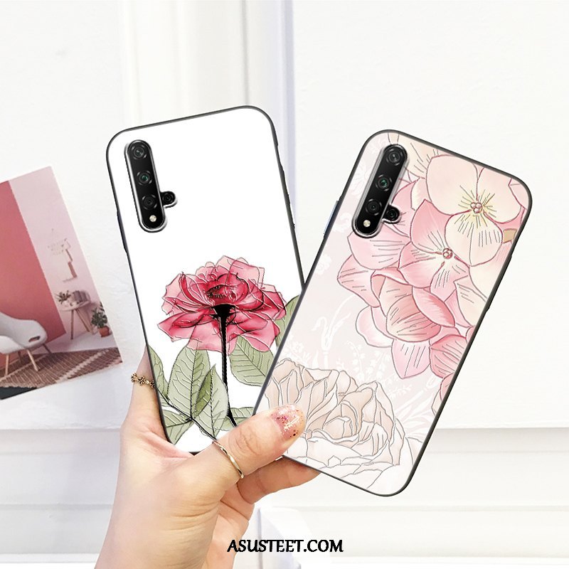 Huawei Nova 5t Kuoret Muokata Suojaus Pesty Suede Jauhe Puhelimen