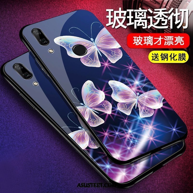 Huawei P Smart Z Kuoret Kuori Silikoni Persoonallisuus Lasi Kotelo