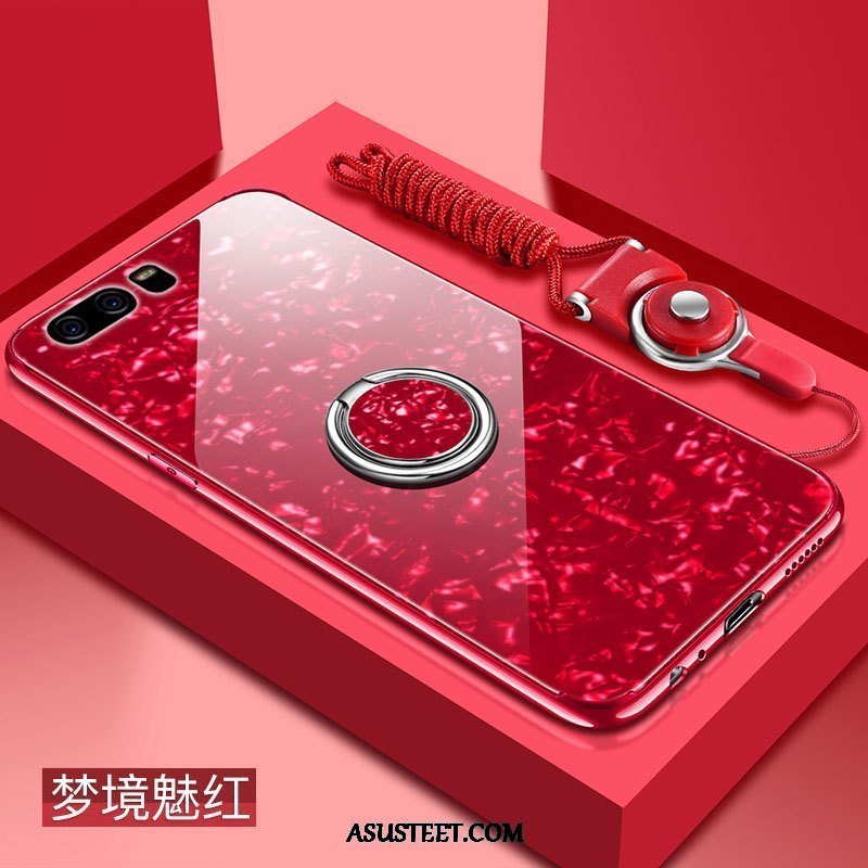 Huawei P10 Kuoret Silikoni Murtumaton Kotelo Punainen Trendi