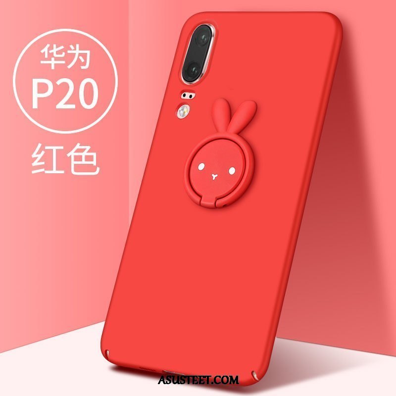 Huawei P20 Kuori Kuoret Ultra Ohut Persoonallisuus Punainen