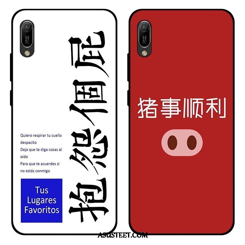 Huawei Y6 2019 Kuoret Kuori All Inclusive Puhelimen Punainen Pehmeä Neste