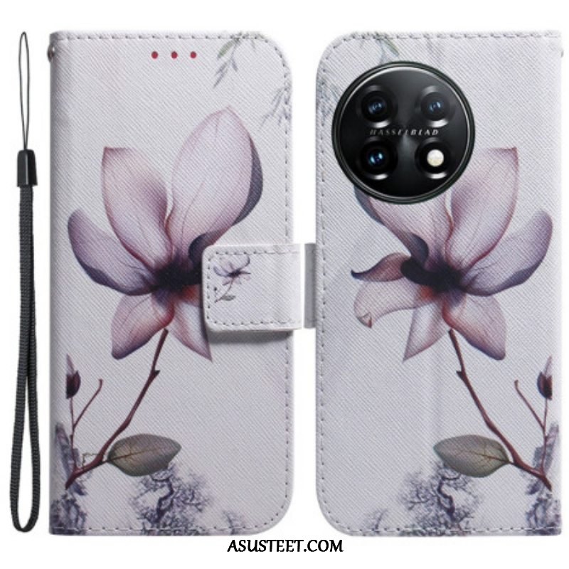 Kotelot OnePlus 11 5G Flower Dusty Pink