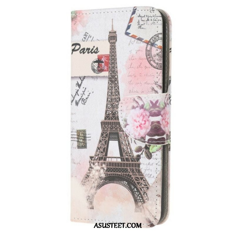 Kotelot Samsung Galaxy M51 Retro Eiffel-torni