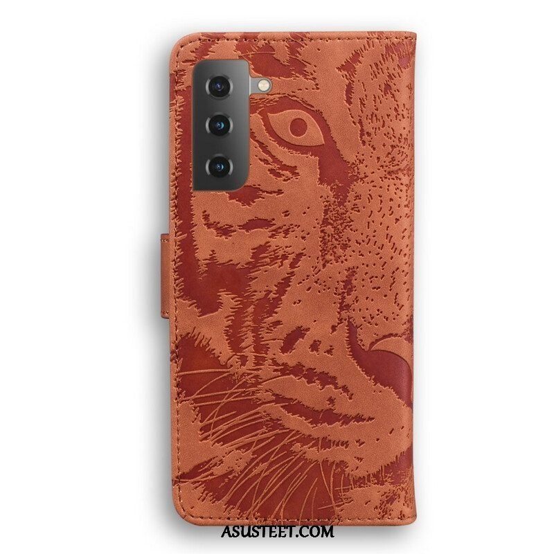 Kotelot Samsung Galaxy S21 Plus 5G Tiger-kasvoprintti