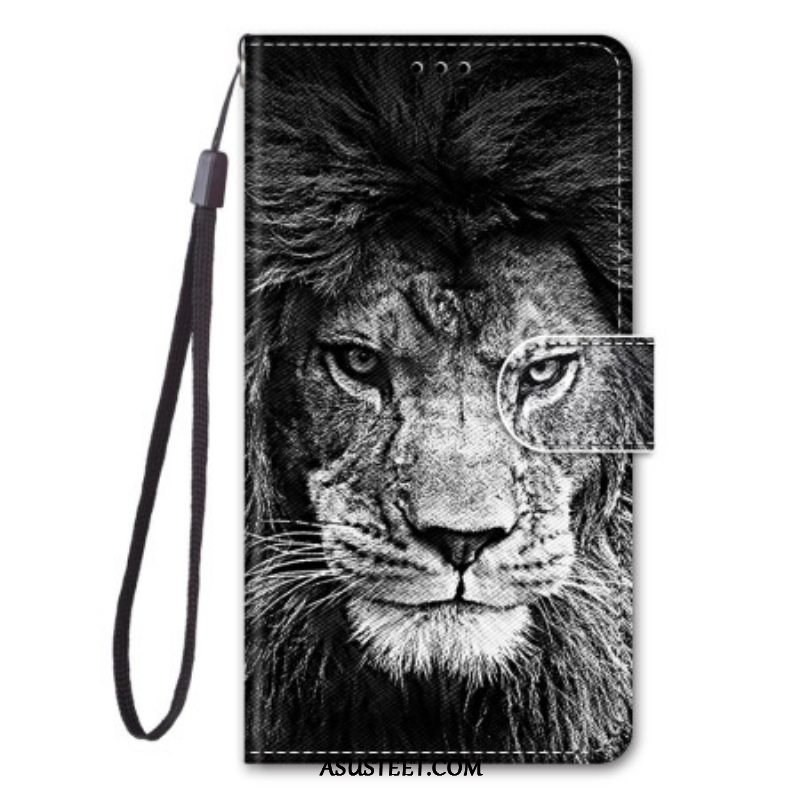 Kotelot Sony Xperia 10 IV Suojaketju Kuori Lanyard Lion