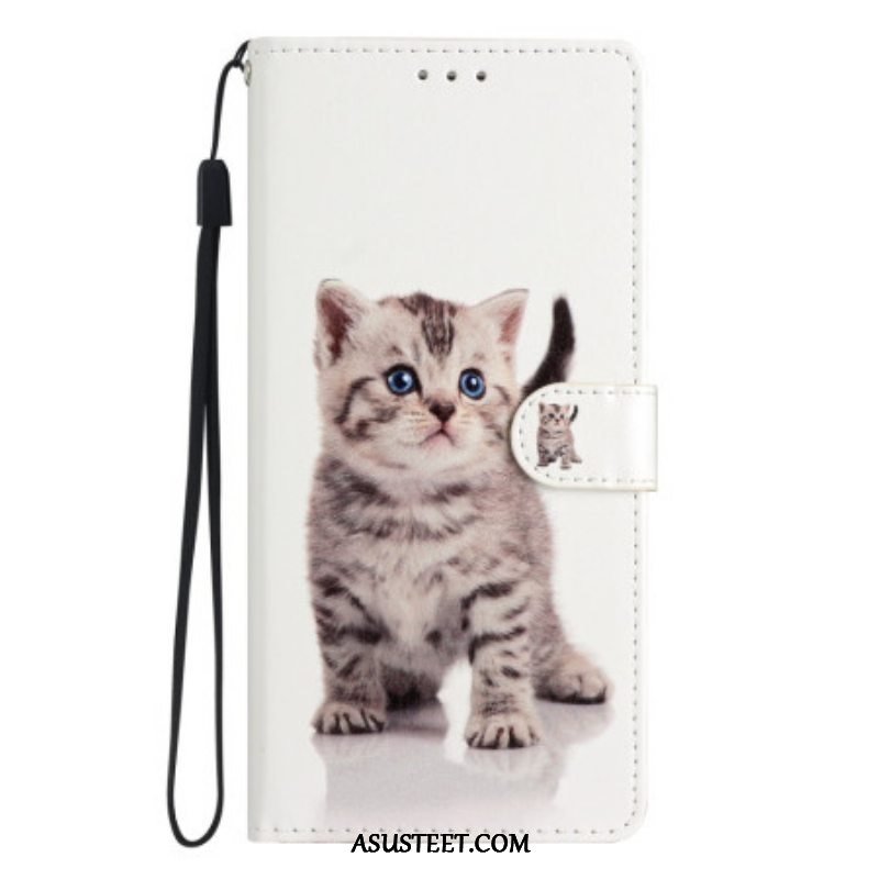 Kotelot Xiaomi 12 Lite Suojaketju Kuori Strappy Kitten