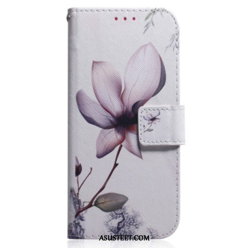 Kotelot Xiaomi Redmi Note 12 4G Vaaleanpunainen Kukka