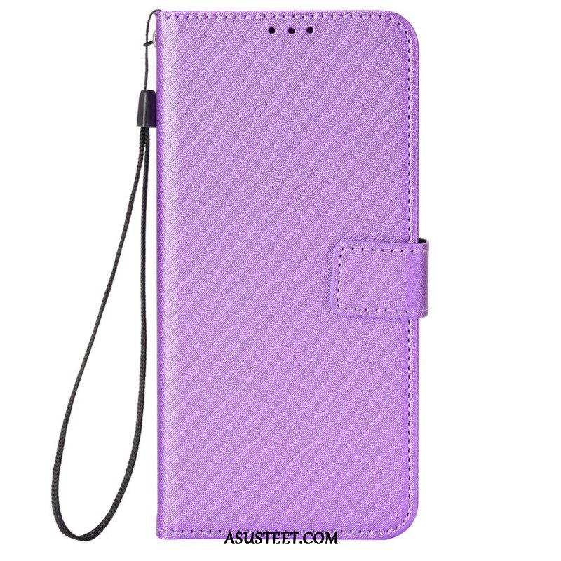 Kotelot Xiaomi Redmi Note 12 Pro Suojaketju Kuori Tyylikäs Strappy Faux Leather