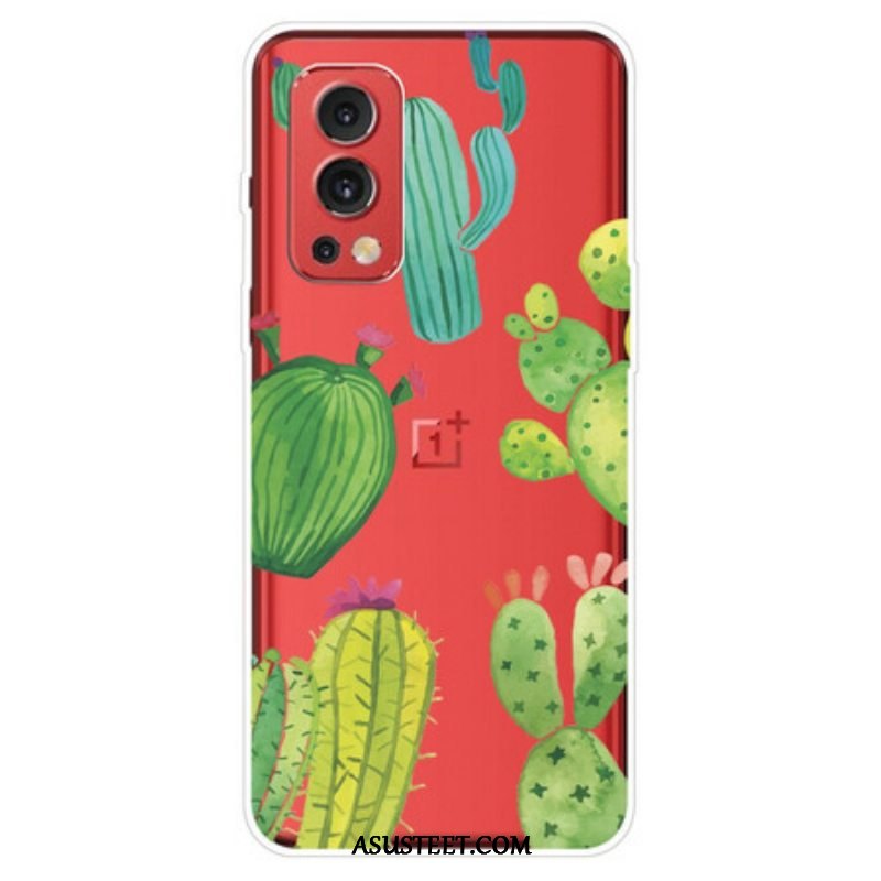 Kuori OnePlus Nord 2 5G Akvarelli Kaktukset