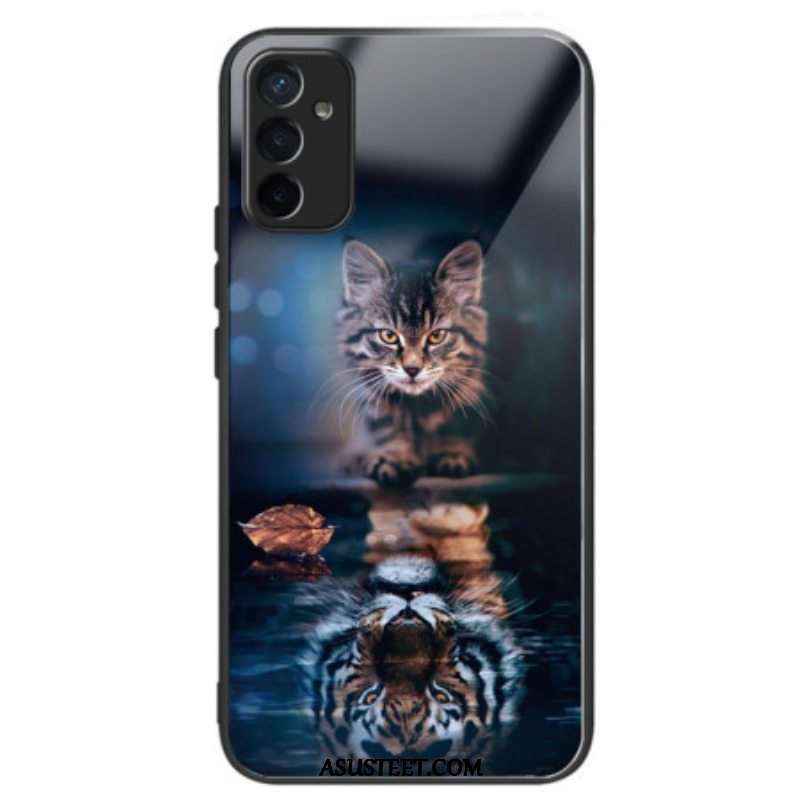 Kuori Samsung Galaxy M13 Karkaistu Lasi Cat