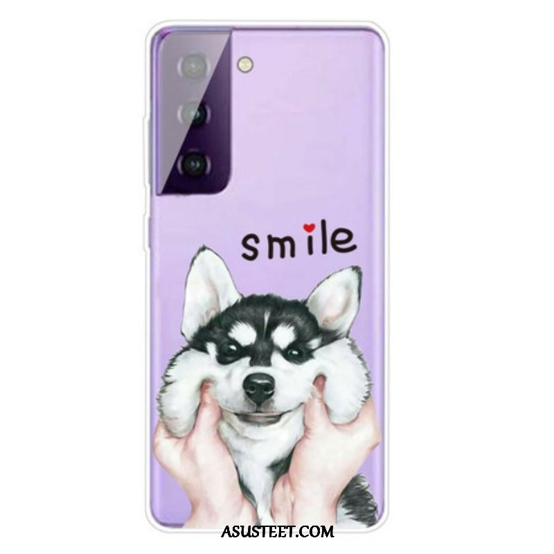 Kuori Samsung Galaxy S21 5G Hymyile Koira