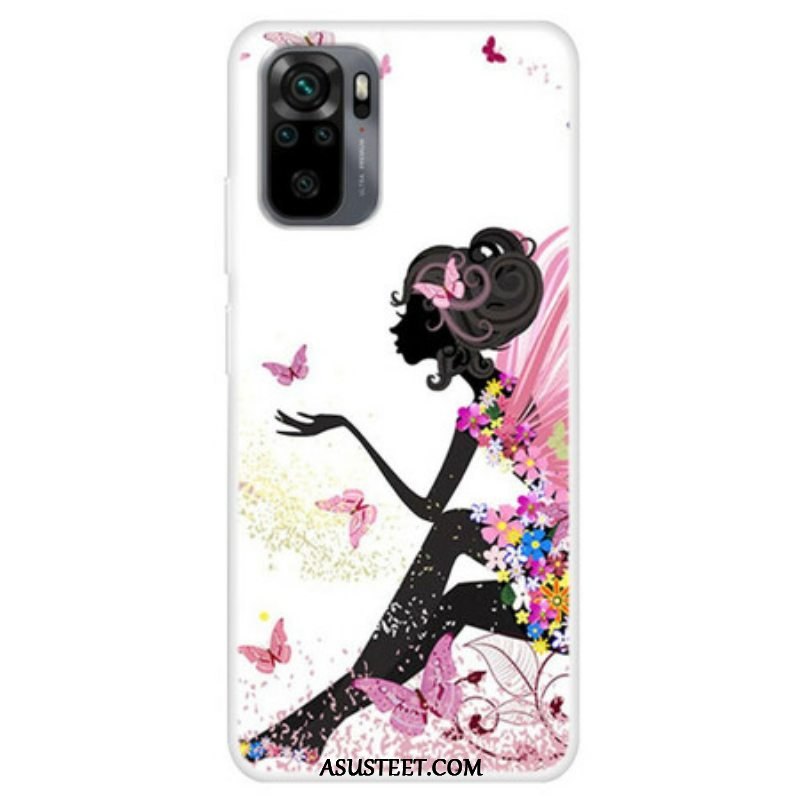 Kuori Xiaomi Redmi Note 10 / 10S Butterfly Lady