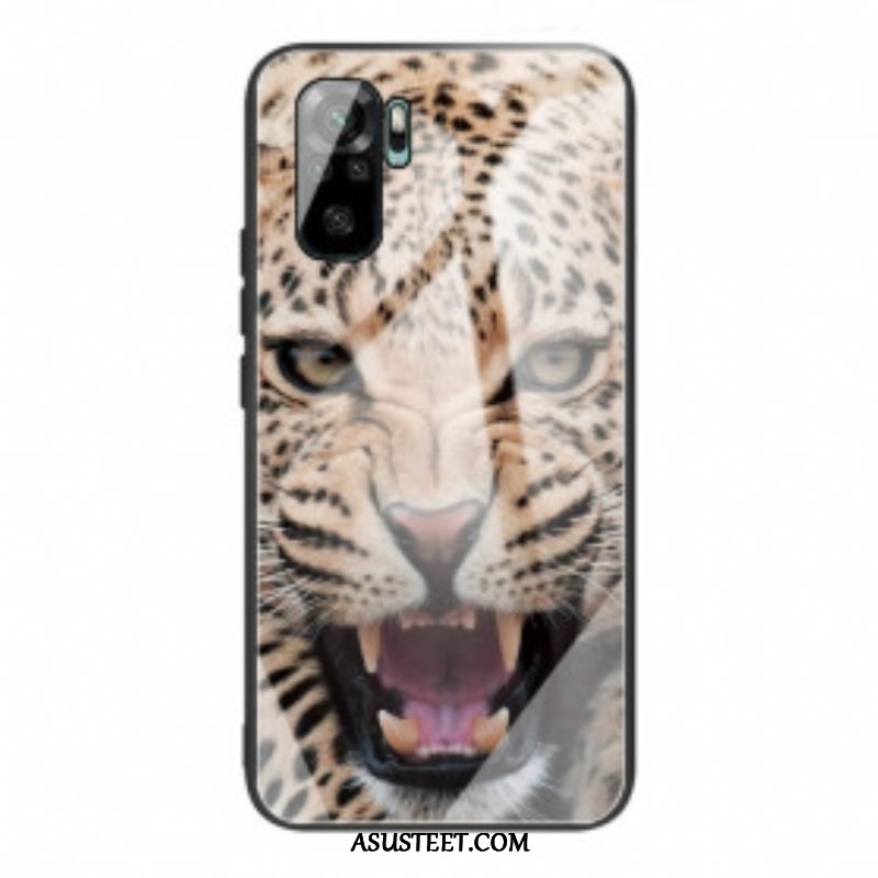 Kuori Xiaomi Redmi Note 10 / 10S Leopard Karkaistu Lasi