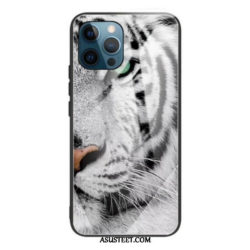 Kuori iPhone 13 Pro Max Tiger Karkaistu Lasi