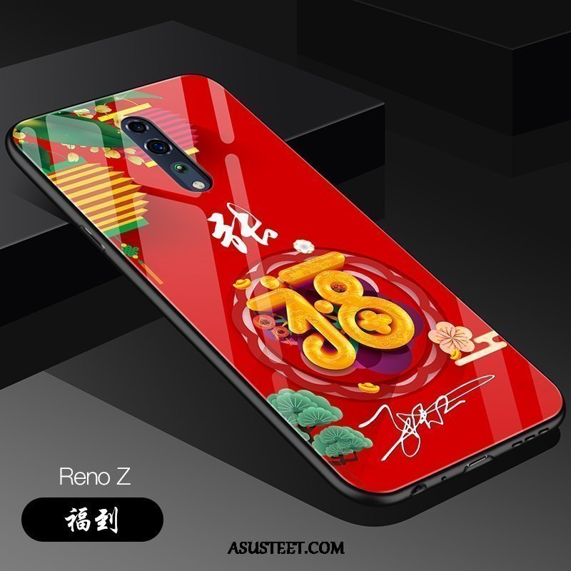 Oppo Reno Z Kuori Kuoret Puhelimen Rotta Lasi Murtumaton