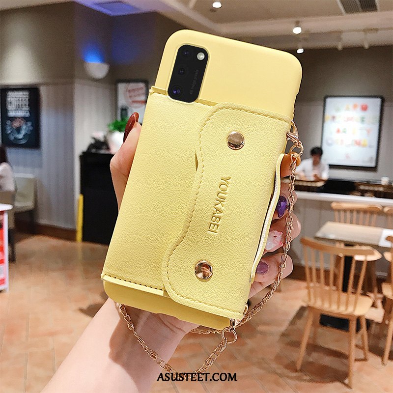 Samsung Galaxy A41 Kuoret Salkku Keltainen Persoonallisuus All Inclusive Murtumaton
