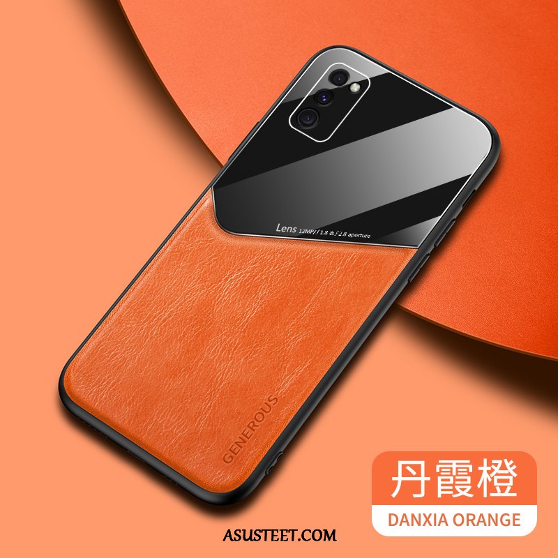 Samsung Galaxy A41 Kuori Kuoret Tide-brändi Lasi Oranssi Peili Luova