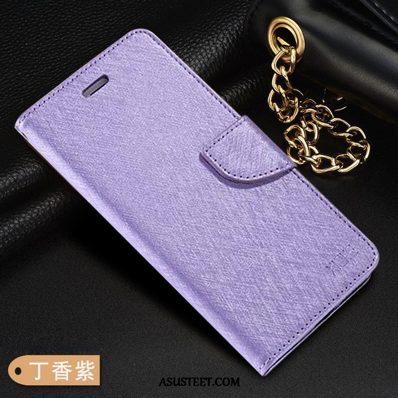 Samsung Galaxy A50s Kuoret Tähti Nahkakotelo Puhelimen Suojaus Violetti