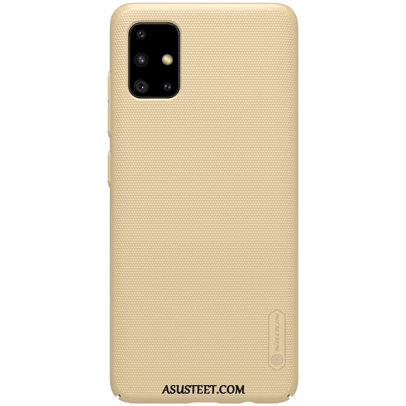 Samsung Galaxy A51 Kuori Kuoret Kotelo Suojaus Pesty Suede Kova Tähti