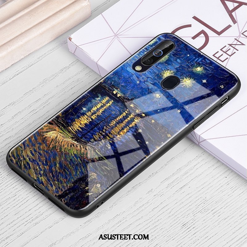 Samsung Galaxy A60 Kuori Kuoret Kotelo Puhelimen Tähtitaivas Trendi Lasi