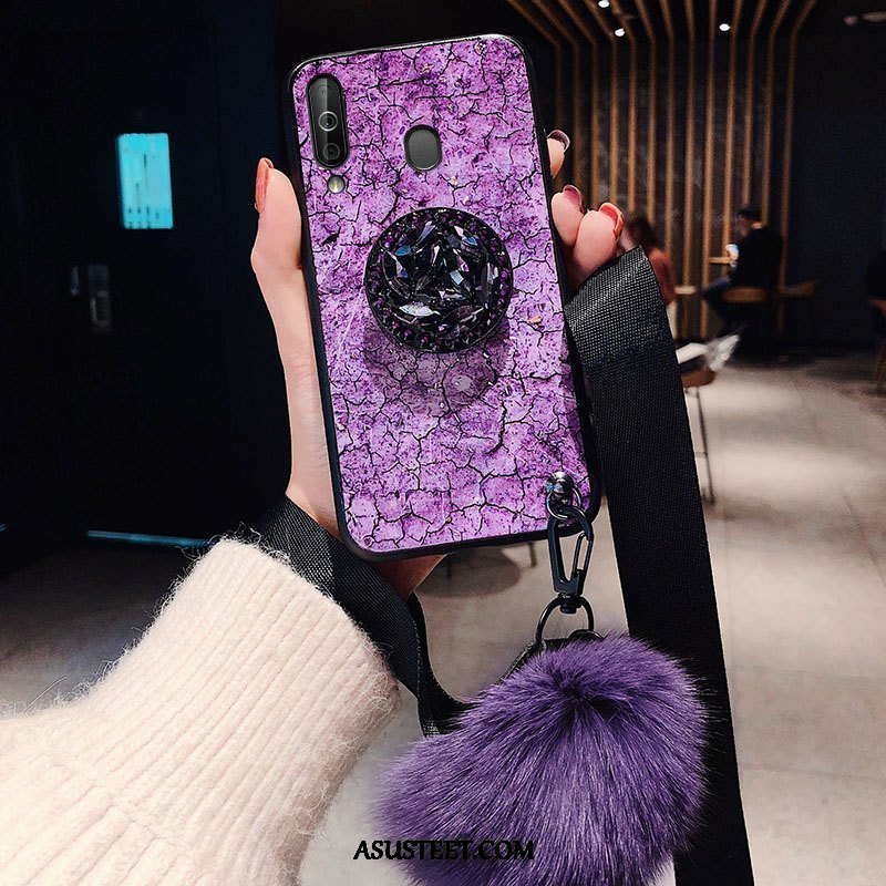 Samsung Galaxy A60 Kuori Kuoret Murtumaton Violetti Puhelimen Silikoni Kotelo