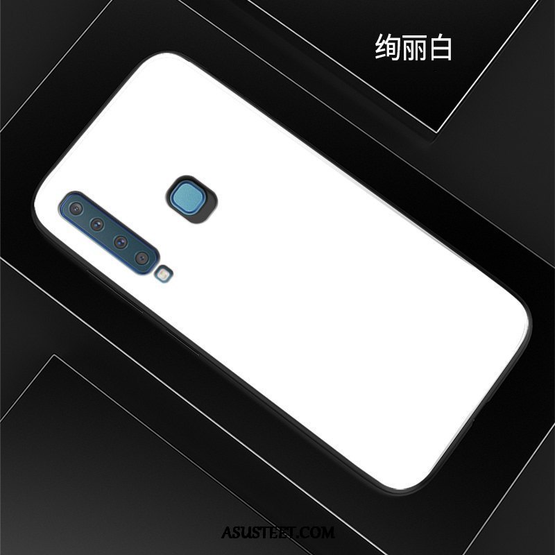 Samsung Galaxy A9 Kuoret Lasi Silikoni Valkoinen Puhelimen Persoonallisuus