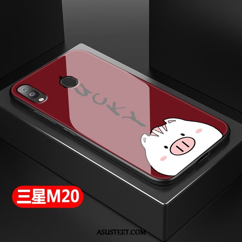 Samsung Galaxy M20 Kuoret Puhelimen Murtumaton Persoonallisuus Ihana Punainen