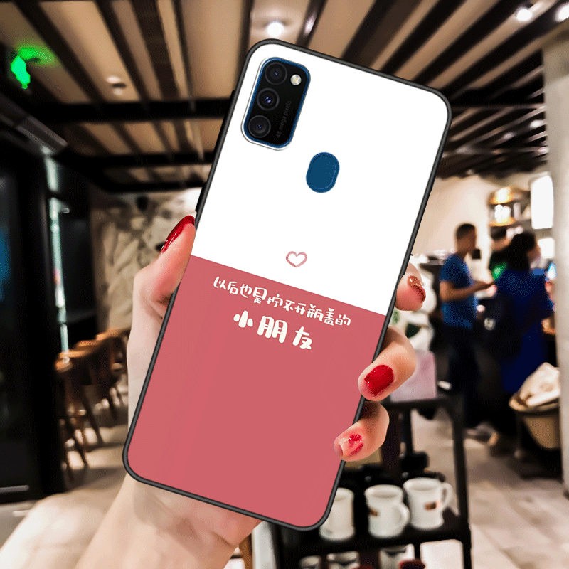 Samsung Galaxy M30s Kuoret Net Red Murtumaton Kuori Muokata Puhelimen