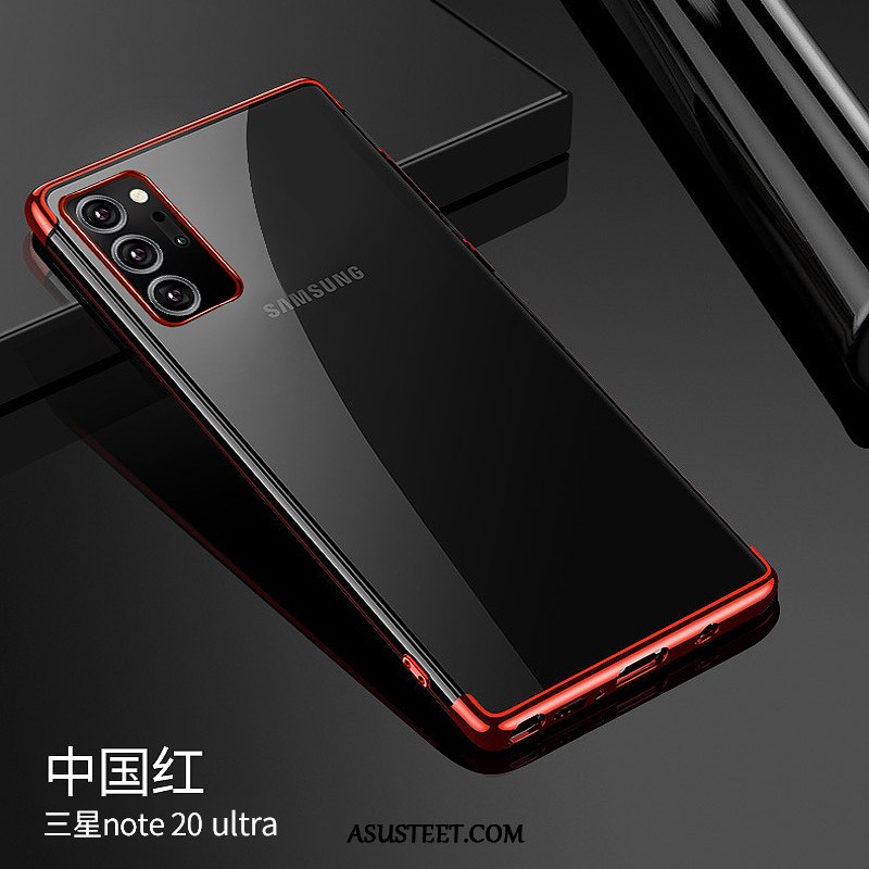 Samsung Galaxy Note20 Ultra Kuoret Ylellisyys Punainen Ohut Puhelimen Tähti