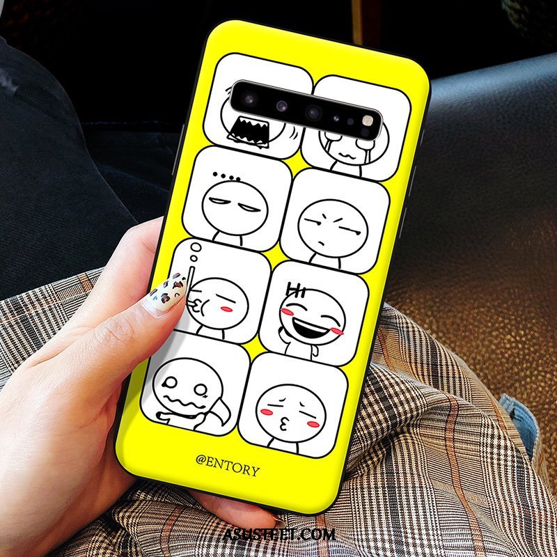 Samsung Galaxy S10 5g Kuori Kuoret Keltainen Puhelimen Sarjakuva Kotelo Ihana