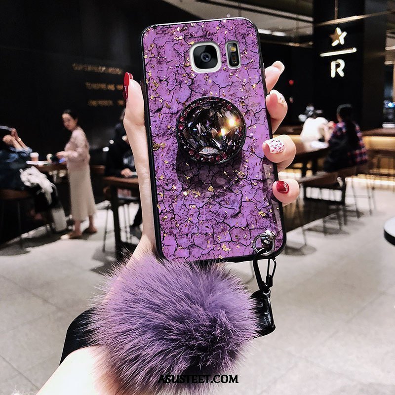 Samsung Galaxy S7 Kuori Kuoret Persoonallisuus Murtumaton Kotelo Violetti