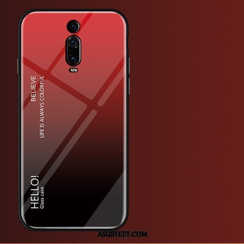 Xiaomi Mi 9t Pro Kuoret Pieni Kaltevuus Musta Punainen Kuori
