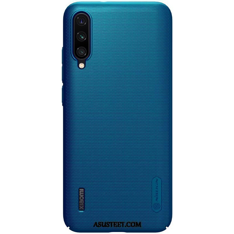 Xiaomi Mi A3 Kuoret Kotelo Kova Puhelimen Pesty Suede Sininen