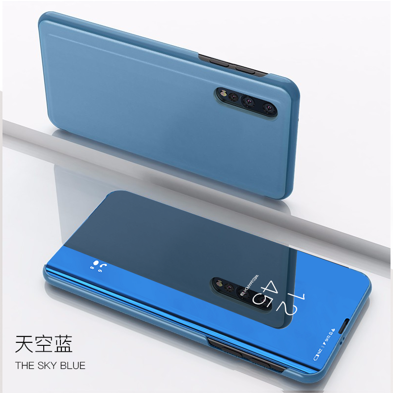 Xiaomi Mi A3 Kuoret Kuori Sininen Trendi Nahkakotelo Puhelimen