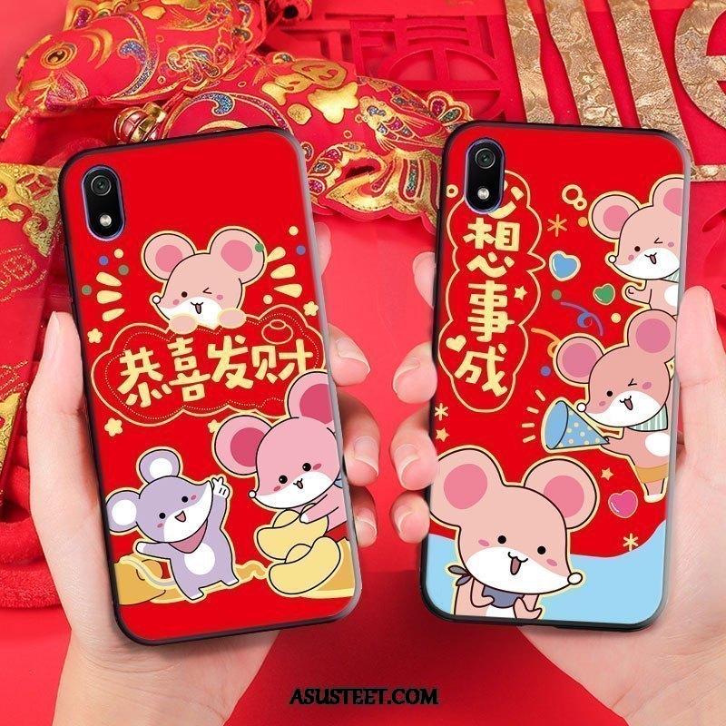 Xiaomi Redmi 7a Kuoret Ripustettavat Koristeet Punainen Sarjakuva Murtumaton Kotelo
