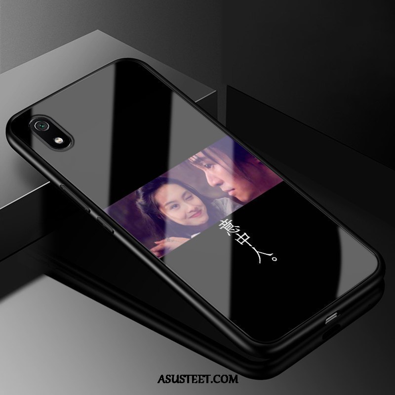 Xiaomi Redmi 7a Kuori Kuoret Murtumaton Musta Yksinkertainen Rakastunut