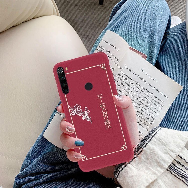 Xiaomi Redmi Note 8t Kuoret Puhelimen Silikoni Karkaisu Punainen Ultra