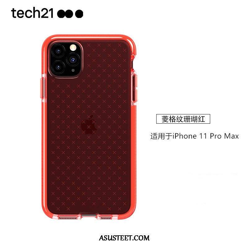 iPhone 11 Pro Max Kuoret All Inclusive Kuori Silikonikuori Punainen Puhelimen