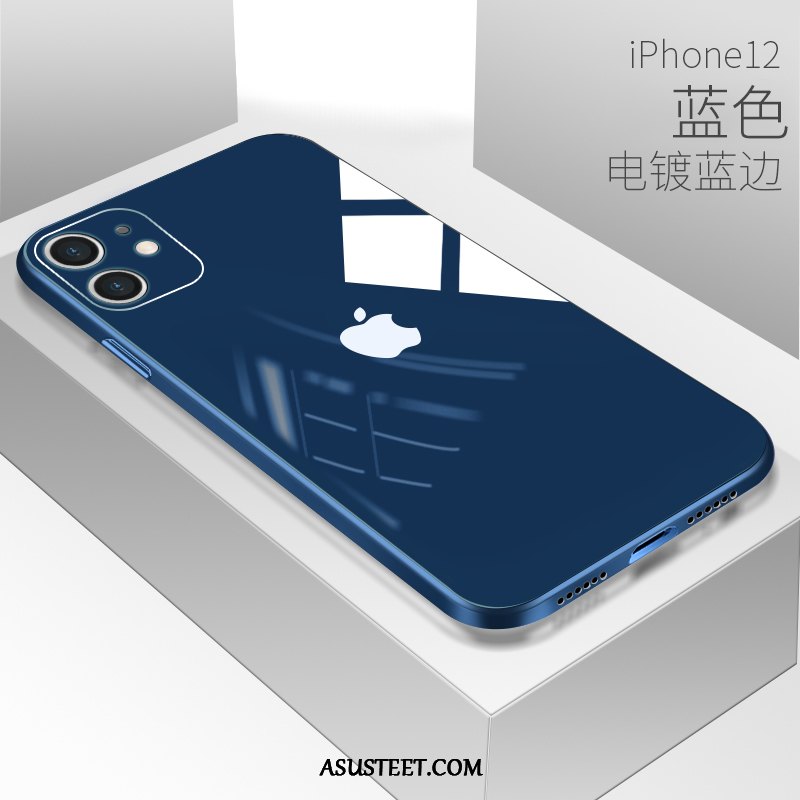 iPhone 12 Kuoret Sininen Lasi Puhelimen Rakastunut Suojaus