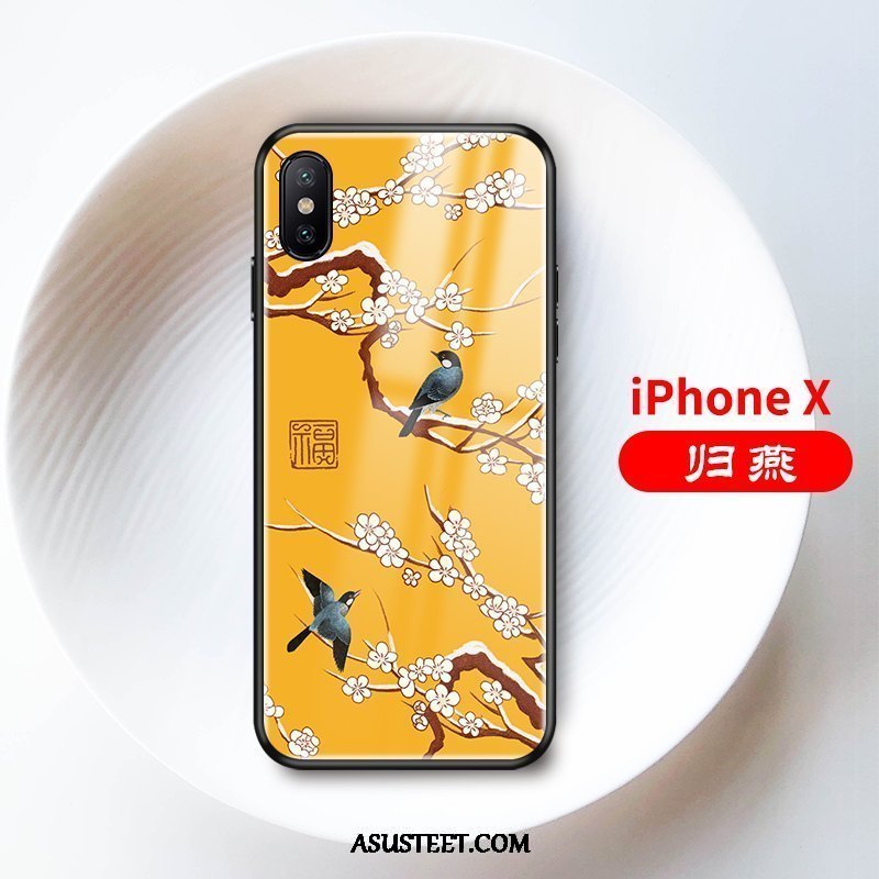 iPhone X Kuori Kuoret Vaalean Puhelimen Ultra Peili